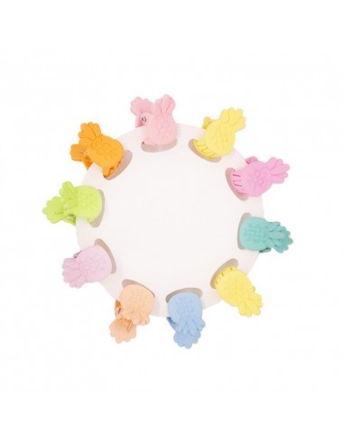 Mini Broches Set x 10 Piña