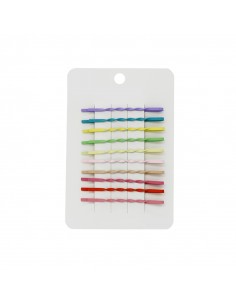 Hebilla Set x10 Twisted Pastel Rainbow