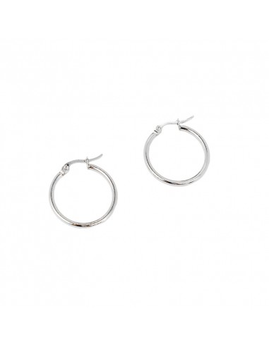 Aro Acero Blanco Sybil 25 mm