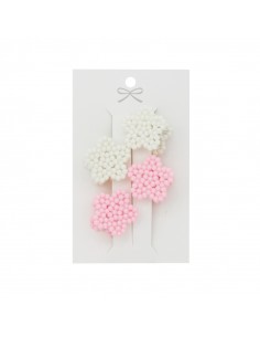 Broches Flowers Set x4 u