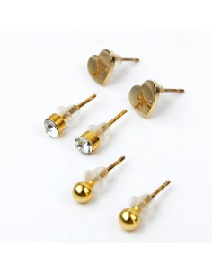 Mini Acero Heart Gold (J7628/J7627)