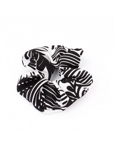 Scrunchie Palm Tree Black