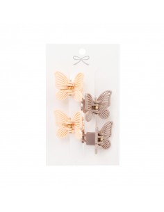 Broche Set x4 Butterfly Winter