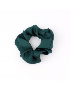 Scrunchie Seda Verde Ingles