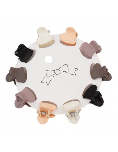 Mini Broches Set x 10u Heart