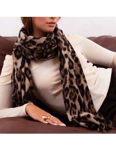 Mantón Leopard Print (J6014)