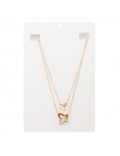 Collar Corto Gold Butterfly
