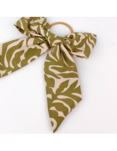 Moño Liners Flowers Green