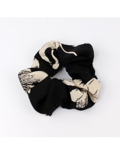 Scrunchie Flower Black