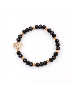 Pulsera Elástica Shiny Heart