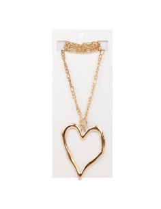 Collar Big Heart Gold