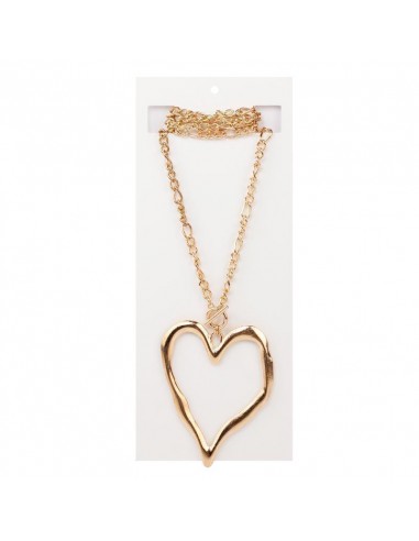Collar Big Heart Gold