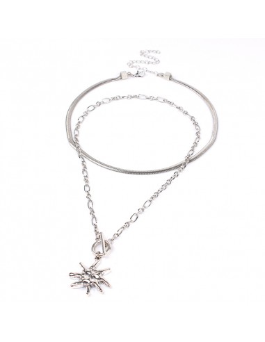 Collar Corbatero Silver Sun
