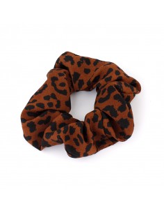 Scrunchie Print Brown