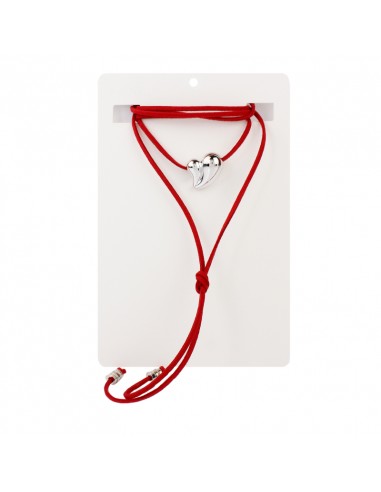 Collar Corbatero Chunky Love Silver