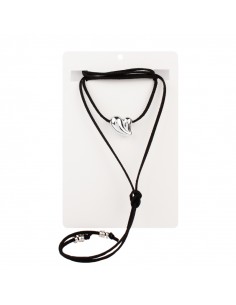 Collar Corbatero Chunky Love Silver