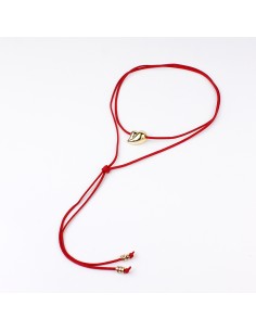 Collar Corbatero Chunky Love Gold