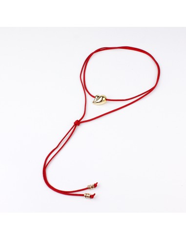 Collar Corbatero Chunky Love Gold