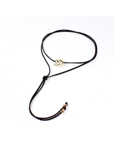 Collar Corbatero Chunky Love Gold