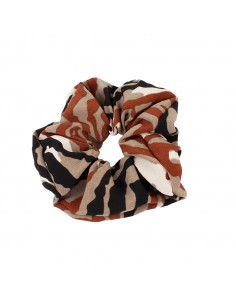 Scrunchie Zebra Brown