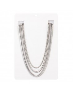 Collar Corto Triple Chain