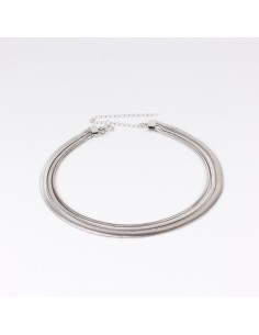Collar Corto Triple Chain