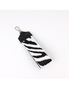Llavero Zebra White