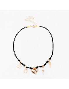 Collar Corto Heartbeat Charms
