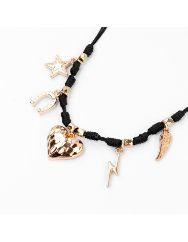 Collar Corto Heartbeat Charms