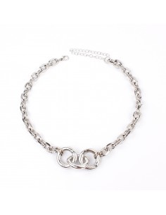 Collar Corto Silver Links