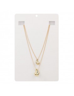 Collar Corto Drops Duo Golden