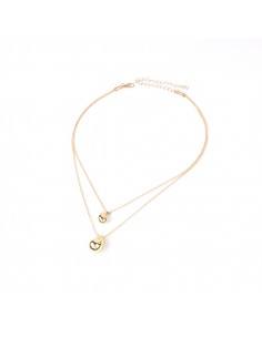 Collar Corto Drops Duo Golden