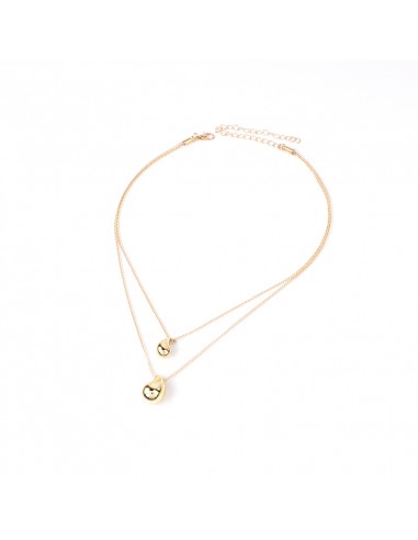 Collar Corto Drops Duo Golden
