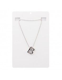 Collar Bubble Letter "B"