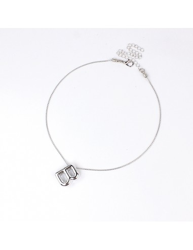 Collar Bubble Letter "B"