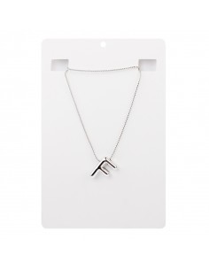 Collar Bubble Letter "F"