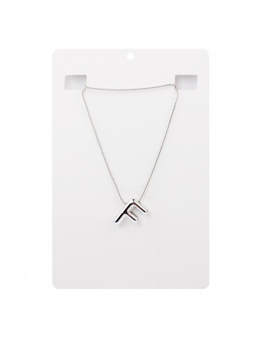 Collar Bubble Letter "F"