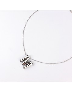 Collar Bubble Letter "M"