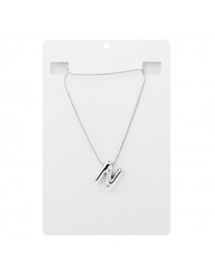 Collar Bubble Letter "N"