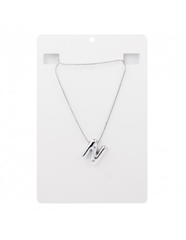 Collar Bubble Letter "N"