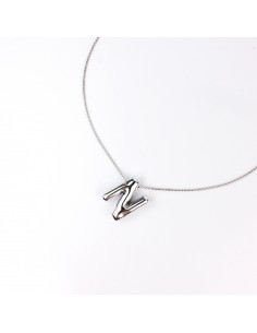 Collar Bubble Letter "N"