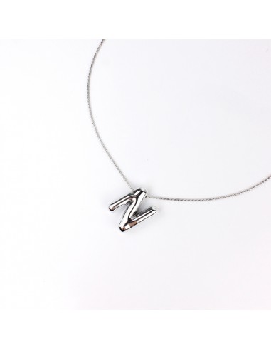 Collar Bubble Letter "N"