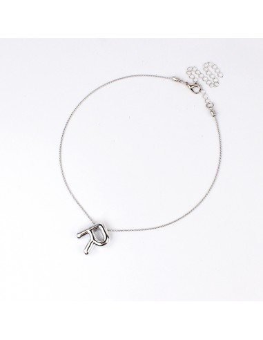Collar Bubble Letter "R"
