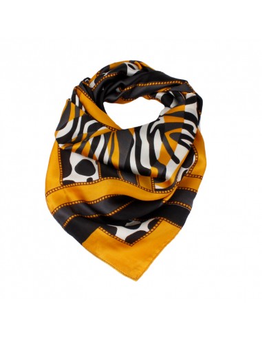 Pañuelo Wild Lines Gold (70x70)