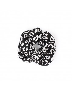 Scrunchie Jaguar Black & White