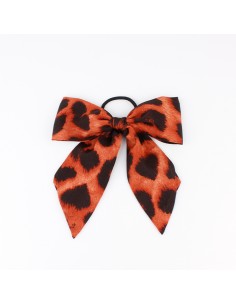 Moño Leopard Terracota