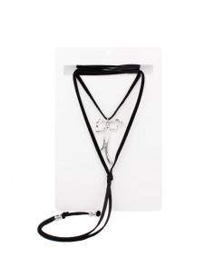 Collar Big Velvet Bow