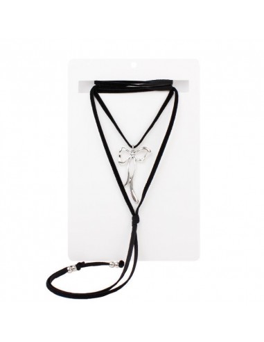 Collar Big Velvet Bow
