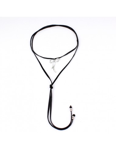 Collar Big Velvet Bow