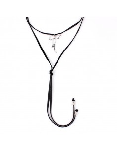 Collar Big Velvet Bow